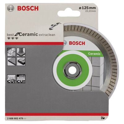 Bosch Best Serisi Seramik İçin, Extra Temiz Kesim Turbo Segman Elmas Kesme Diski 125 mm - 2