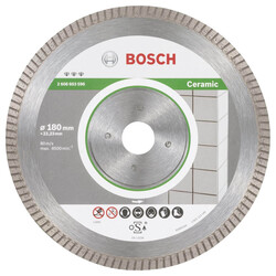 Bosch Best Serisi Seramik İçin, Extra Temiz Kesim Turbo Segman Elmas Kesme Diski 180 mm - 1