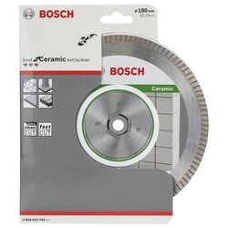 Bosch Best Serisi Seramik İçin, Extra Temiz Kesim Turbo Segman Elmas Kesme Diski 180 mm - 2