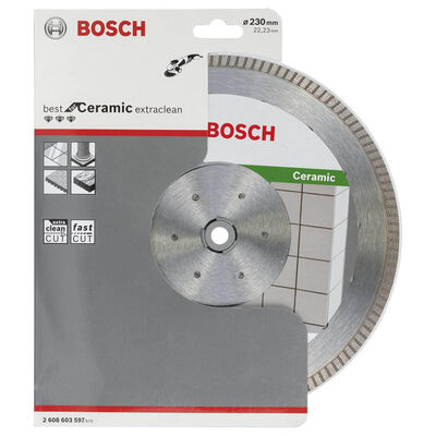 Bosch Best Serisi Seramik İçin, Extra Temiz Kesim Turbo Segman Elmas Kesme Diski 230 mm - 2
