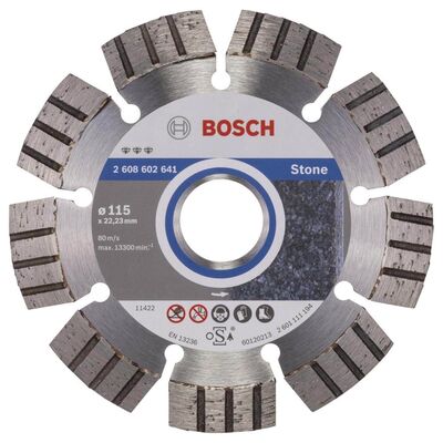 Bosch Best Serisi Taş İçin Elmas Kesme Diski 115 mm - 1