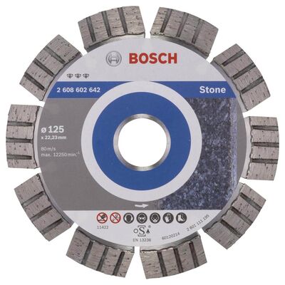 Bosch Best Serisi Taş İçin Elmas Kesme Diski 125 mm - 1