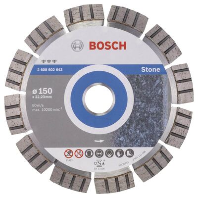 Bosch Best Serisi Taş İçin Elmas Kesme Diski 150 mm - 1