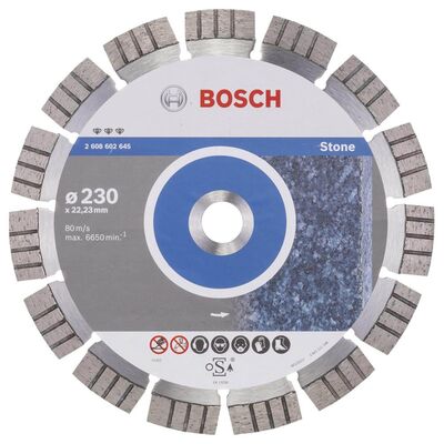 Bosch Best Serisi Taş İçin Elmas Kesme Diski 230 mm - 1