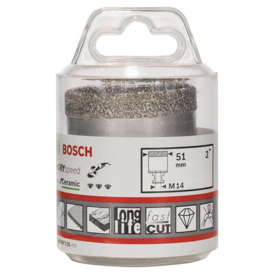 Bosch Best Serisi, Taşlama İçin Seramik Kuru Elmas Delici 51*35 mm - 2