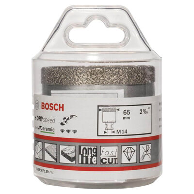 Bosch Best Serisi, Taşlama İçin Seramik Kuru Elmas Delici 65*35 mm - 2