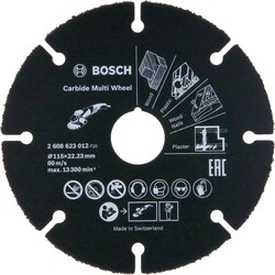 Bosch Carbide Multi Wheel 115 mm (Çok Amaçlı Kesici) - 1