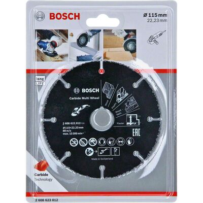 Bosch Carbide Multi Wheel 115 mm (Çok Amaçlı Kesici) - 2