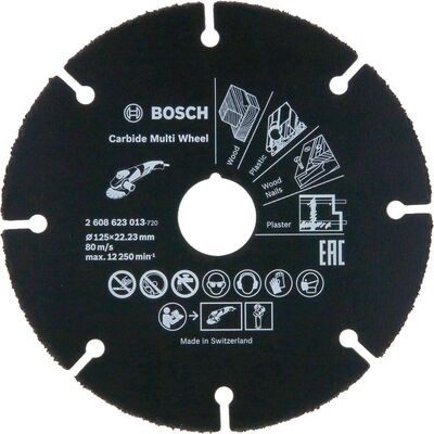 Bosch Carbide Multi Wheel 125 mm (Çok Amaçlı Kesici) - 1