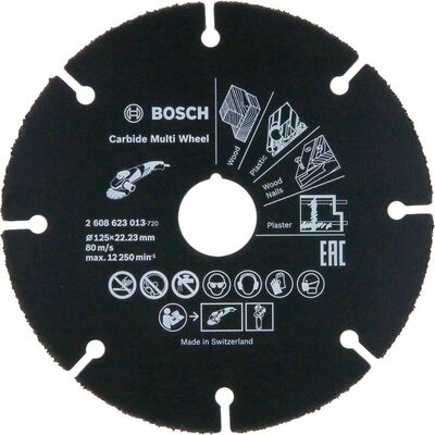 Bosch Carbide Multi Wheel 125 mm (Çok Amaçlı Kesici) - 1