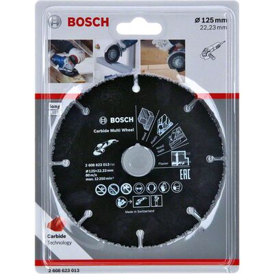 Bosch Carbide Multi Wheel 125 mm (Çok Amaçlı Kesici) - 2