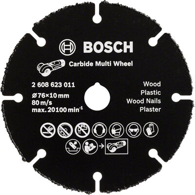 Bosch Carbide Multi Wheel 76 mm (Çok Amaçlı Kesici) - 1
