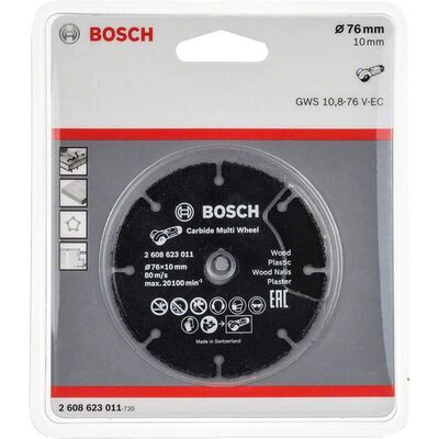 Bosch Carbide Multi Wheel 76 mm (Çok Amaçlı Kesici) - 2