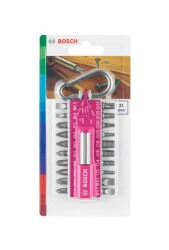 Bosch DIY-P 21 Parça Vidalama Ucu Seti (Fuşya)-2607002821 - 2