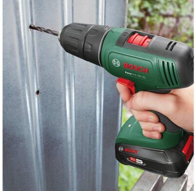 Bosch EasyDrill 18V-40 Çift Akülü Delme Vidalama (2x1.5Ah) + 241 Parça Aksesuar Seti - 06039D8007 - 4