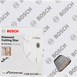 Bosch Ekonomik Seri 9+1 Genel Yapı Malzemeleri İçin Elmas Kesme Diski 115 mm - 2