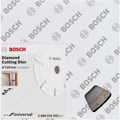 Bosch Ekonomik Seri 9+1 Genel Yapı Malzemeleri İçin Elmas Kesme Diski 125 mm - 2