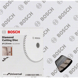 Bosch Ekonomik Seri 9+1 Genel Yapı Malzemeleri İçin Elmas Kesme Diski 125 mm Turbo - 2