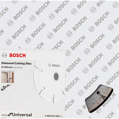 Bosch Ekonomik Seri 9+1 Genel Yapı Malzemeleri İçin Elmas Kesme Diski 180 mm - 2