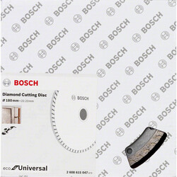 Bosch Ekonomik Seri 9+1 Genel Yapı Malzemeleri İçin Elmas Kesme Diski 180 mm Turbo - 2