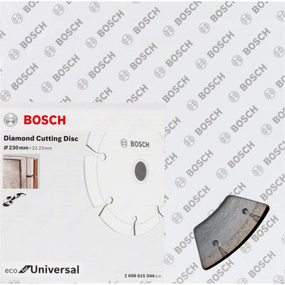 Bosch Ekonomik Seri 9+1 Genel Yapı Malzemeleri İçin Elmas Kesme Diski 230 mm - 2