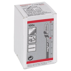 Bosch Ekonomik Seri Ahşap İçin T 119 BO Dekupaj Testeresi Bıçağı - 100Lü Paket - 2