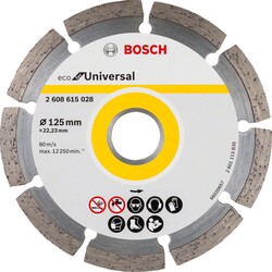 Bosch Ekonomik Seri Genel Yapı Malzemeleri İçin Elmas Kesme Diski 125 mm - 1