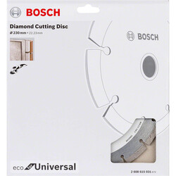Bosch Ekonomik Seri Genel Yapı Malzemeleri İçin Elmas Kesme Diski 230 mm - 2