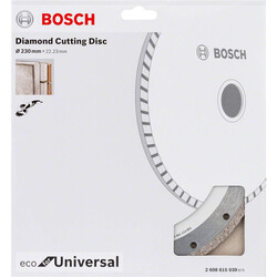 Bosch Ekonomik Seri Genel Yapı Malzemeleri İçin Elmas Kesme Diski 230 mm Turbo - 2