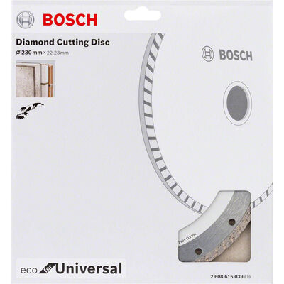 Bosch Ekonomik Seri Genel Yapı Malzemeleri İçin Elmas Kesme Diski 230 mm Turbo - 2
