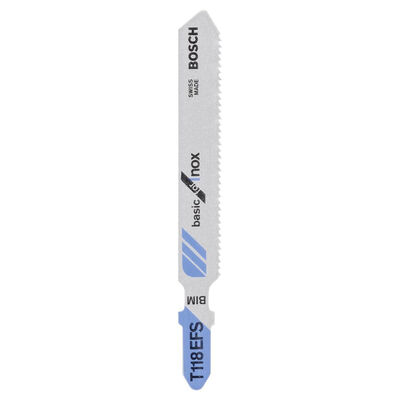 Bosch Ekonomik Seri Inox (Paslanmaz Çelik) İçin T 118 EFS Dekupaj Testeresi Bıçağı - 3Lü Paket - 1