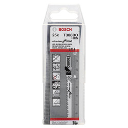 Bosch Ekstra Temiz Kesim Serisi Ahşap İçin T 308 BO Dekupaj Testeresi Bıçağı - 25Li Paket - 2