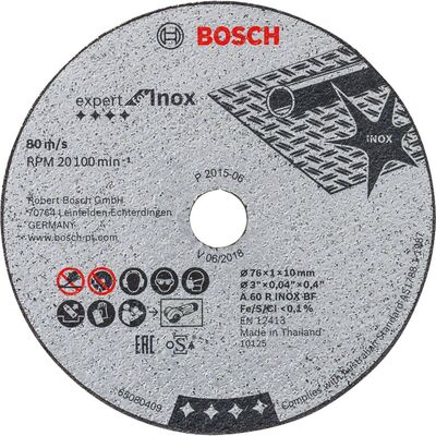 Bosch Expert for Inox Serisi Kesme Diski 76*1,0 mm - 1