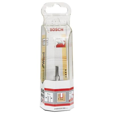 Bosch Expert Serisi Ahşap İçin Çift Bıçaklı, Tam Sert Metal Kanal Freze Ucu 8*5*51 mm - 2