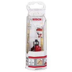 Bosch Expert Serisi Ahşap İçin Çift Oluklu, Sert Metal Bilye Yataklı Yuvarlama Frezesi 8*6,35*55mm - 2