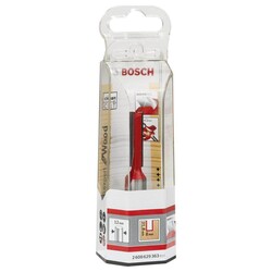 Bosch Expert Serisi Ahşap İçin Çift Oluklu, Sert Metal Düz Freze Ucu 12*8*76 mm - 2