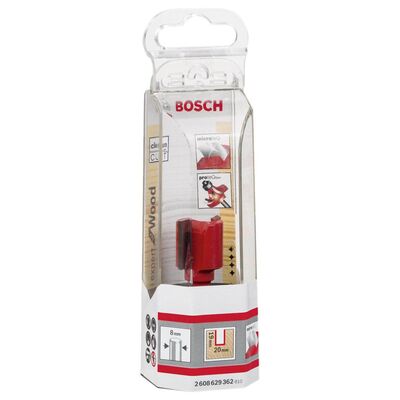 Bosch Expert Serisi Ahşap İçin Çift Oluklu, Sert Metal Düz Freze Ucu 8*20*56 mm - 2