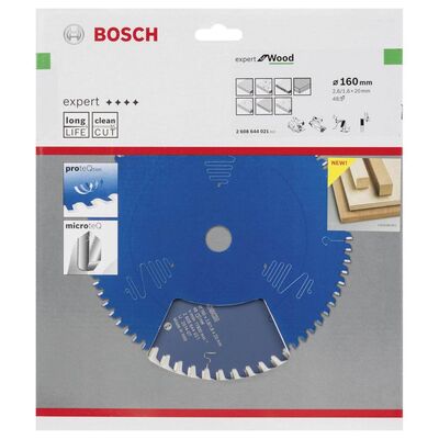 Bosch Expert Serisi Ahşap için Daire Testere Bıçağı 160*20 mm 48 Diş - 2