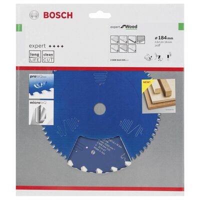 Bosch Expert Serisi Ahşap için Daire Testere Bıçağı 184*16 mm 24 Diş - 2