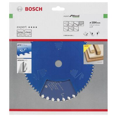 Bosch Expert Serisi Ahşap için Daire Testere Bıçağı 184*20 mm 40 Diş - 2