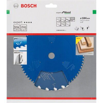Bosch Expert Serisi Ahşap için Daire Testere Bıçağı 184*30 mm 24 Diş - 2