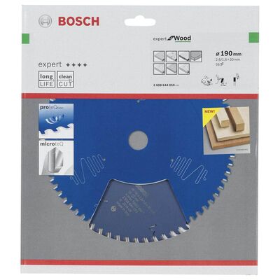 Bosch Expert Serisi Ahşap için Daire Testere Bıçağı 190*30 mm 56 Diş - 2
