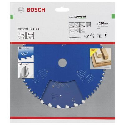 Bosch Expert Serisi Ahşap için Daire Testere Bıçağı 210*30 mm 30 Diş - 2