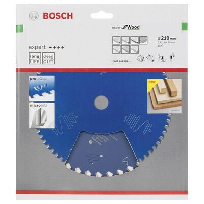 Bosch Expert Serisi Ahşap için Daire Testere Bıçağı 210*30 mm 40 Diş - 2