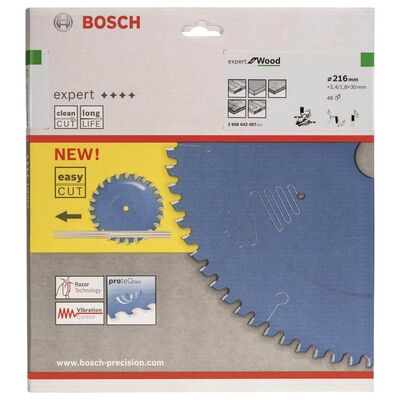 Bosch Expert Serisi Ahşap için Daire Testere Bıçağı 216*30 mm 48 Diş - 2