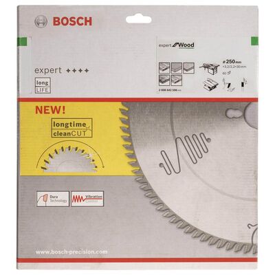 Bosch Expert Serisi Ahşap için Daire Testere Bıçağı 250*30 mm 60 Diş - 2