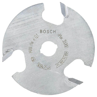 Bosch Expert Serisi Ahşap İçin Üç Bıçaklı, Sert Metal Diskli Kanal Freze 8*50,8*2,5 mm - 1