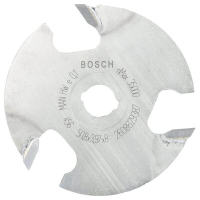 Bosch Expert Serisi Ahşap İçin Üç Bıçaklı, Sert Metal Diskli Kanal Freze 8*50,8*4 mm - 1