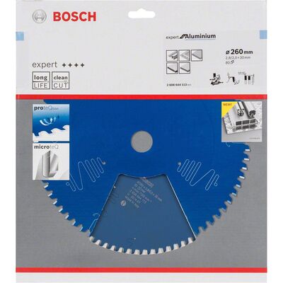 Bosch Expert Serisi Alüminyum için Daire Testere Bıçağı 260*30 mm 80 Diş - 2