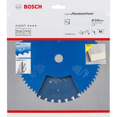 Bosch Expert Serisi Çelik Levhalı Sandviç Panelleri için Daire Testere Bıçağı 210*30 mm 36 Diş - 2